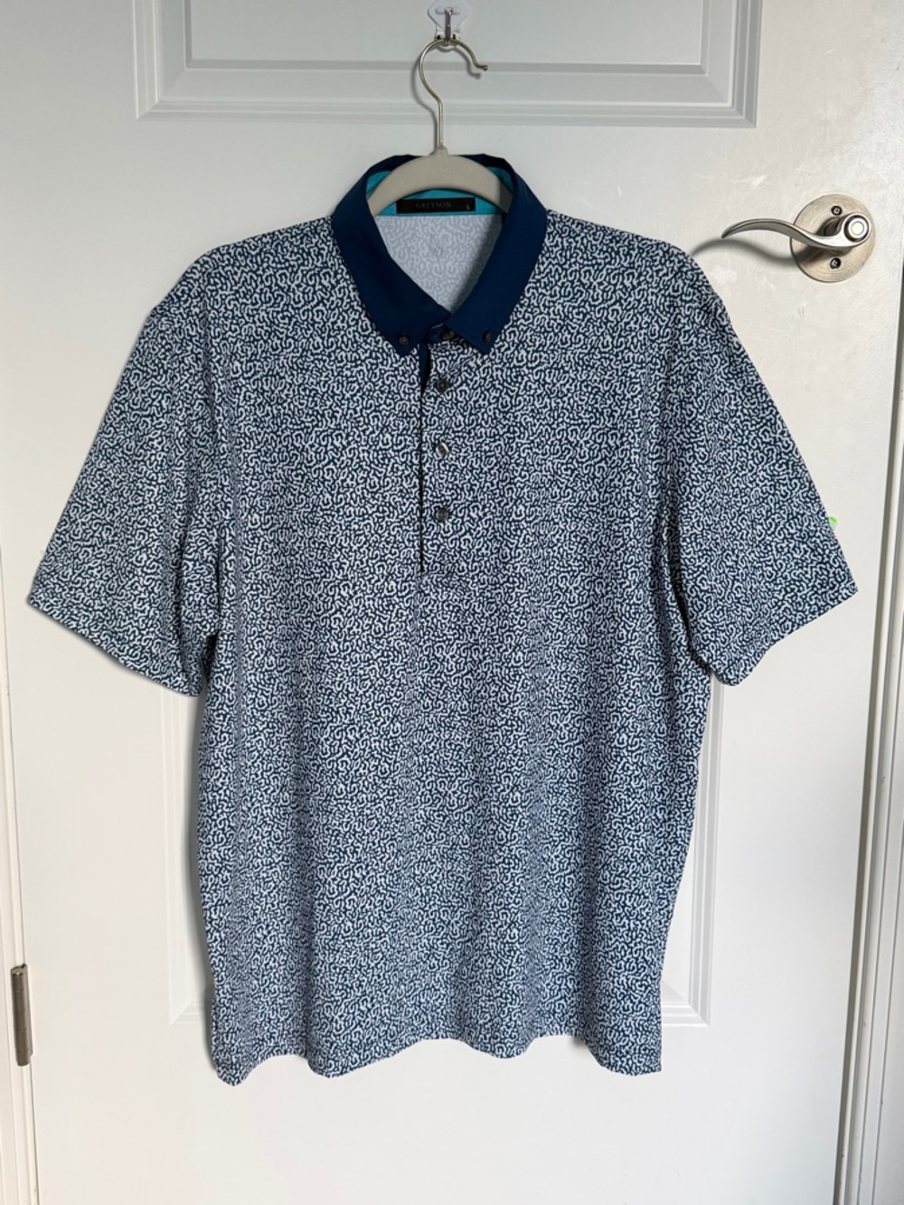 Greyson Men's Falcon Coral Dreams Polo Shirt Size Large 39811 - Picture 3 of 16
